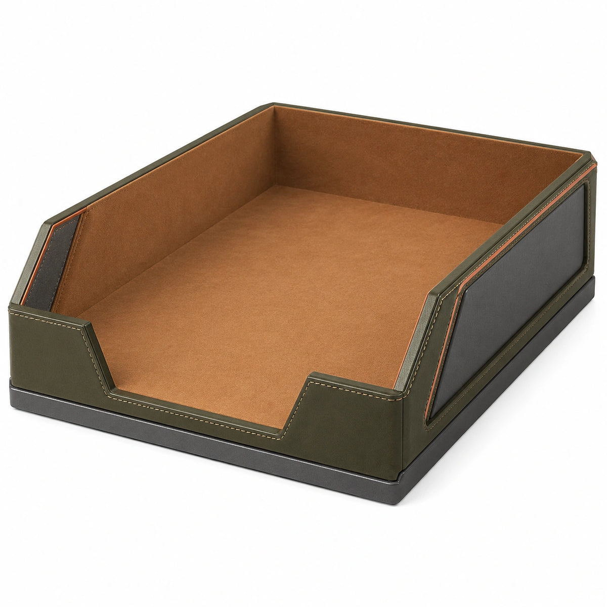 Bandeja Organizadora de Escritorio Verde/Negro A4