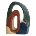 Escultura Decorativa Abstracta Multicolor 40cm