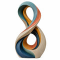 Escultura Decorativa Abstracta de Resina Multicolor 30x15x55cm