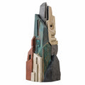 Escultura Abstracta Geométrica Multicolor