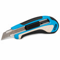 Cúter Retráctil Ergonómico Azul con Hoja Segmentada