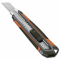 Cuchillo Retráctil de Seguridad Naranja/Negro con Hoja de Acero Inoxidable