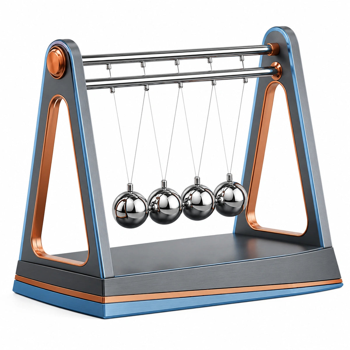 Péndulo de Newton Azul y Naranja