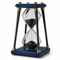 Reloj de Arena Decorativo Azul y Negro 30 Minutos