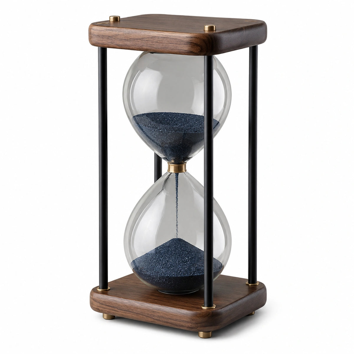 Reloj de Arena Decorativo de Madera y Negro 30 Minutos