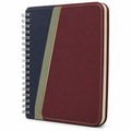 Cuaderno A5 Espiral Multicolor Azul/Burdeos/Verde