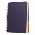 Cuaderno A5 Tapa Dura Espiral Azul/Verde/Naranja