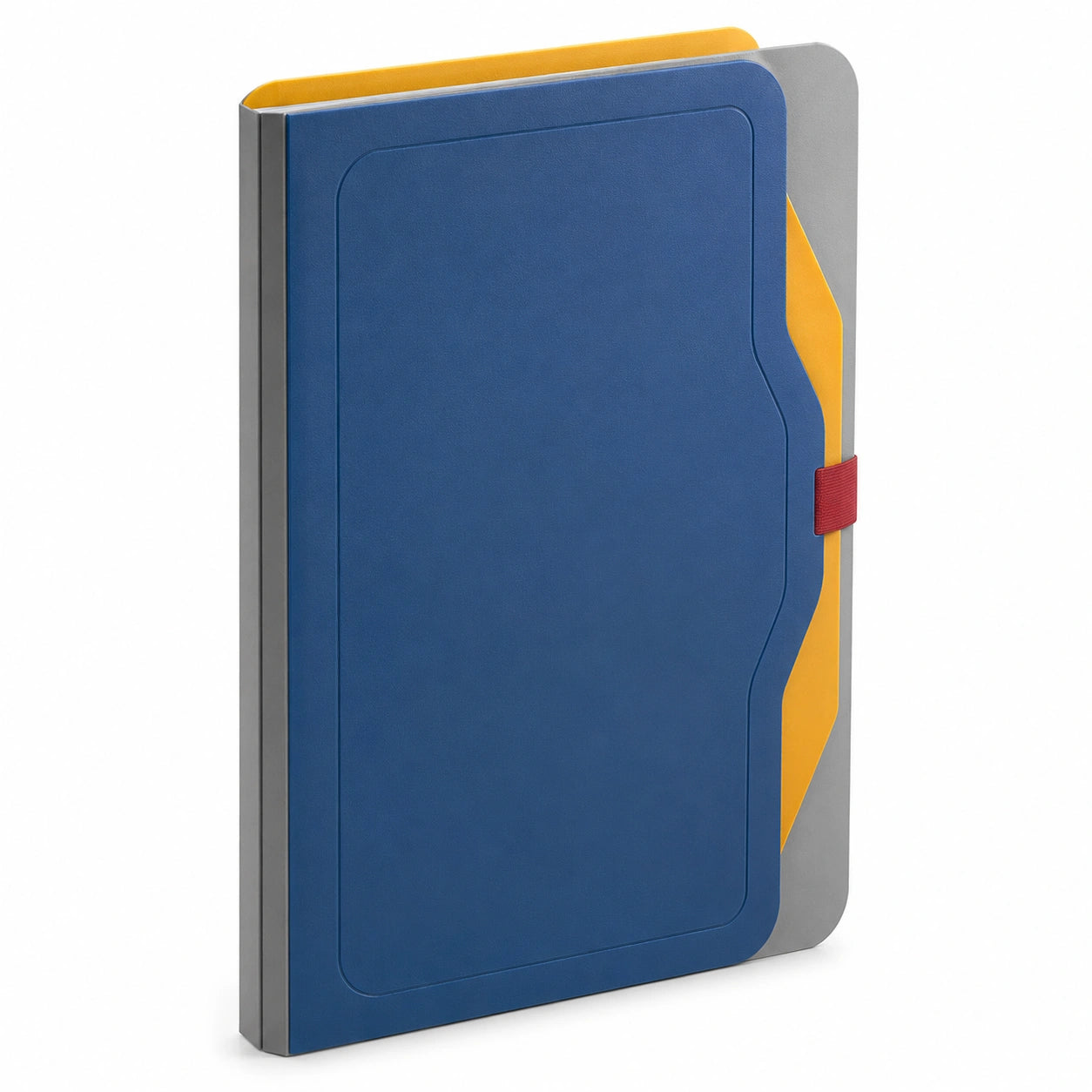 Carpeta de Expansión Azul con Detalles Amarillos y Grises